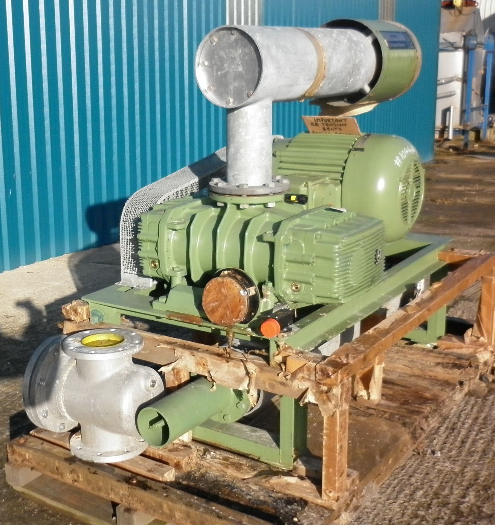 IPP# 104448, 2,085 m3/h (1,227 CFM) Unused   Blower For Sale