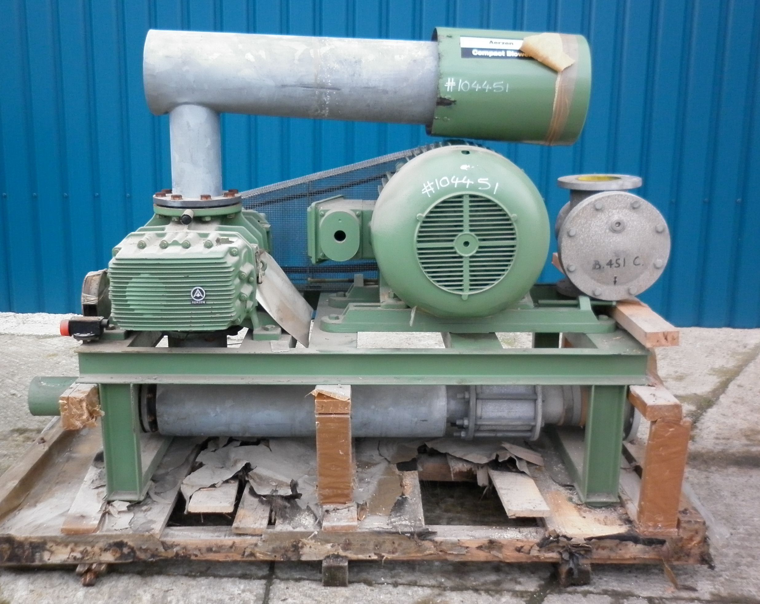 IPP# 104451, 2,255 m3/h (1,327 CFM) Unused   Blower For Sale