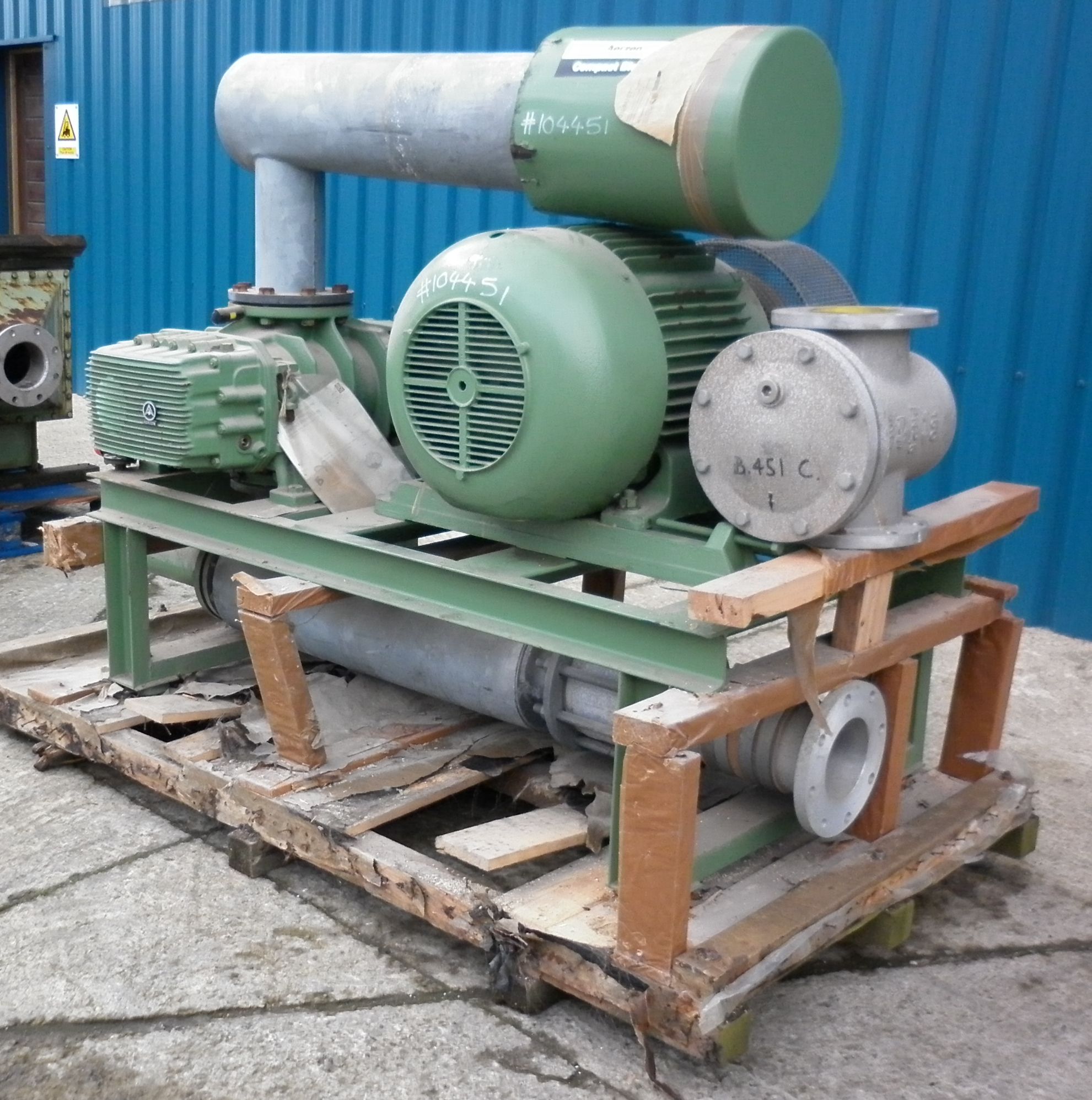 IPP# 104451, 2,255 m3/h (1,327 CFM) Unused   Blower For Sale