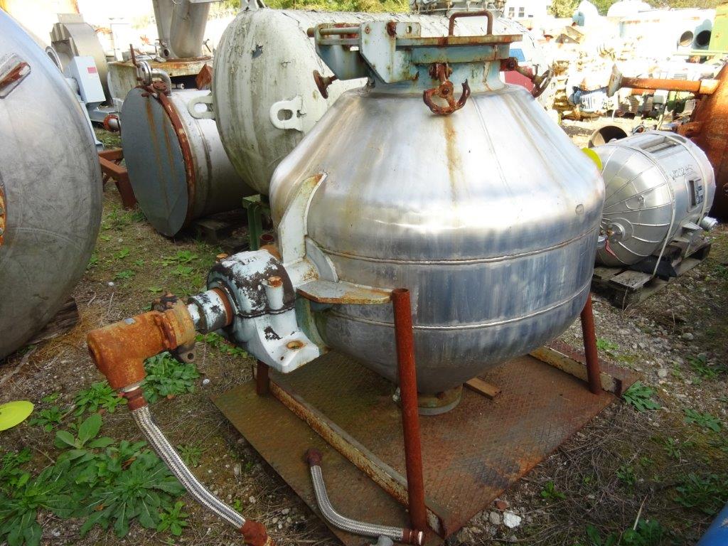 IPP# 107007, 0.5 m3 (17.7 ft3)  Hastelloy - C4  Dryer-Twin Shell & Double Cone For Sale