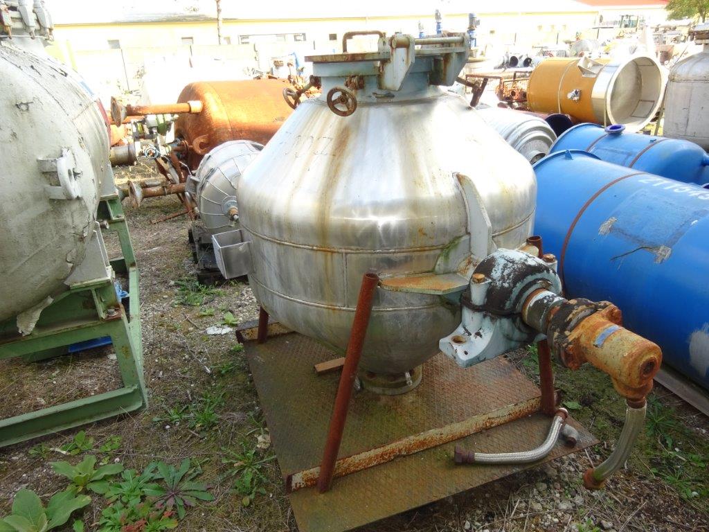 IPP# 107007, 0.5 m3 (17.7 ft3)  Hastelloy - C4  Dryer-Twin Shell & Double Cone For Sale