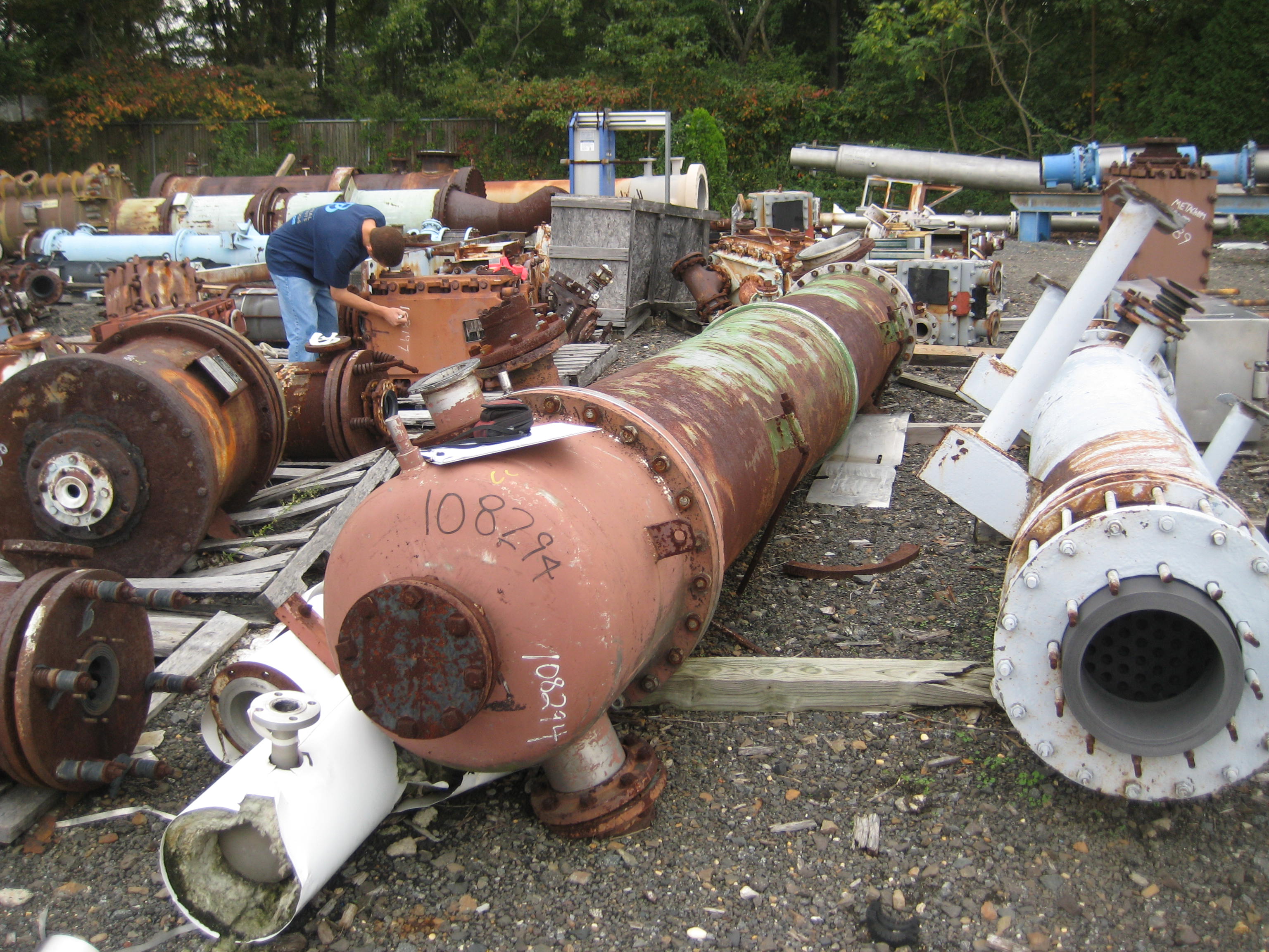  Shell and Tube Heat Exchanger 103.9 m² (1,100 ft²) Stainless Steel 304 For Sale - IPP# 108294