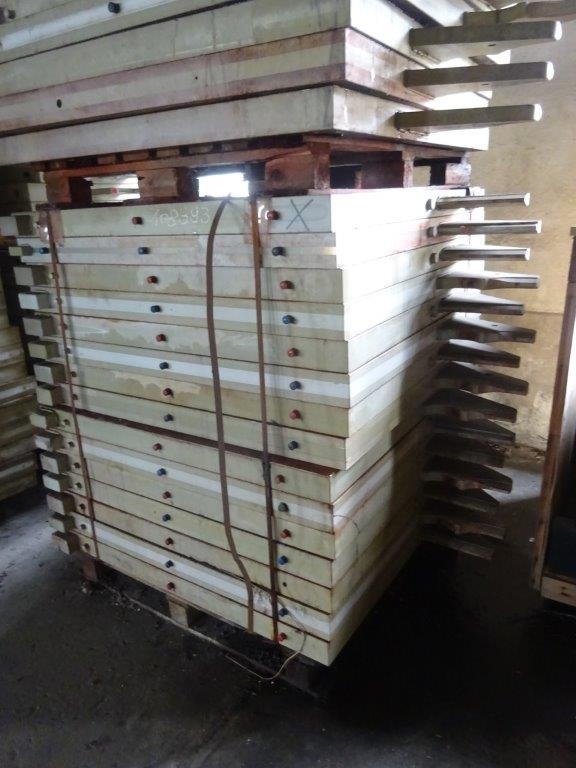 Filter Press Plates Only, 371 Sq.Ft. Filtration Area, Polypropylene Plates. - IPP# 108393