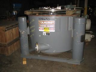  Stainless Steel 316 Auto Discharge-Bottom Centrifuge-Basket