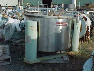  Stainless Steel 316 Auto Discharge-Bottom Centrifuge-Basket