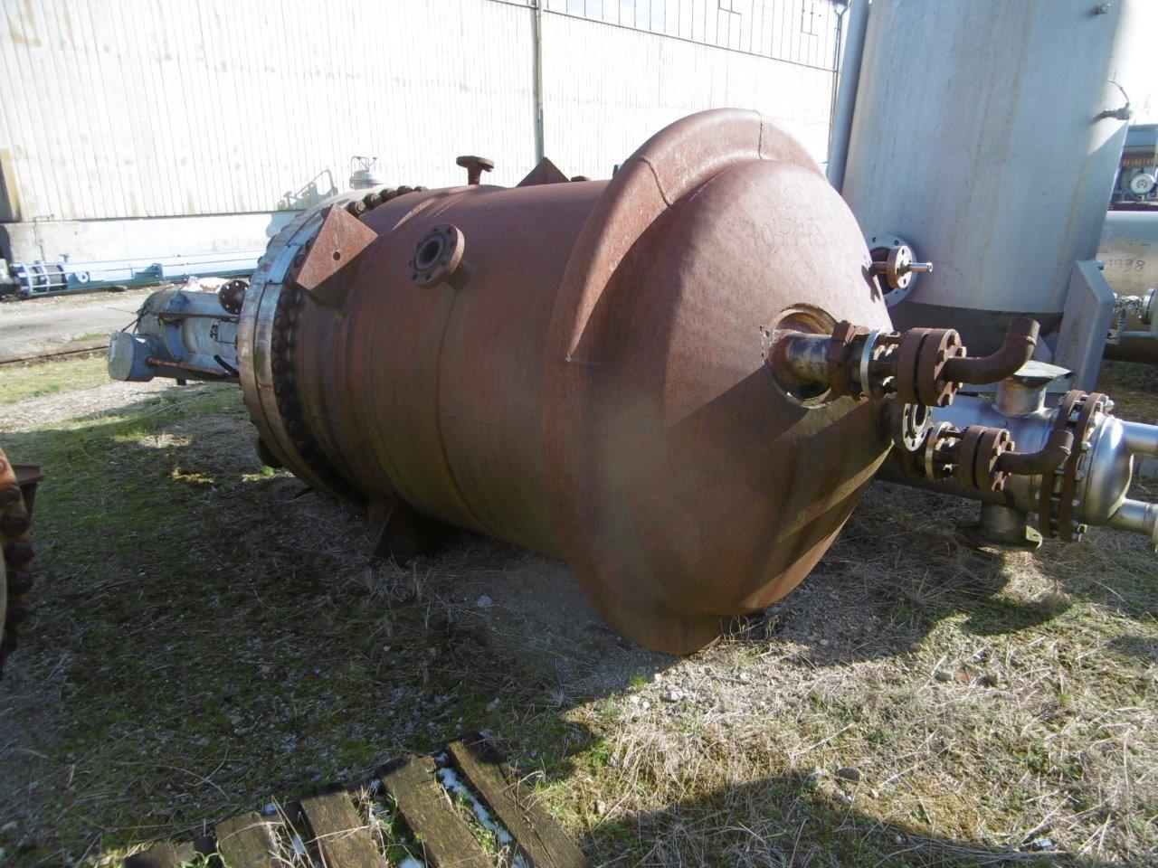 IPP# 100394, 3,500 L (924.6 gallons)  Stainless Steel 321 Batch-Type Agitated Reactor For Sale