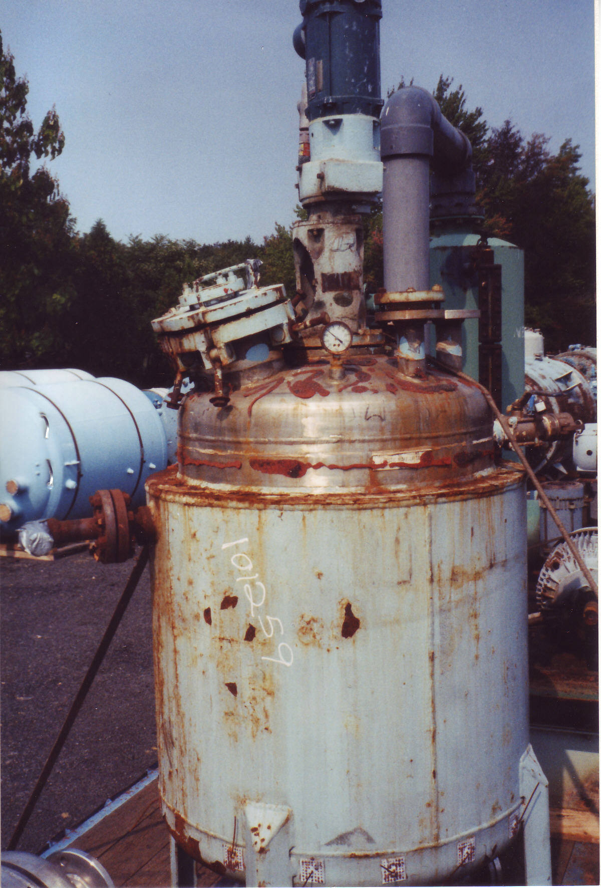 IPP# 101259, 378.5 L (100 gallons)  Stainless Steel 316 Batch-Type Agitated Reactor For Sale