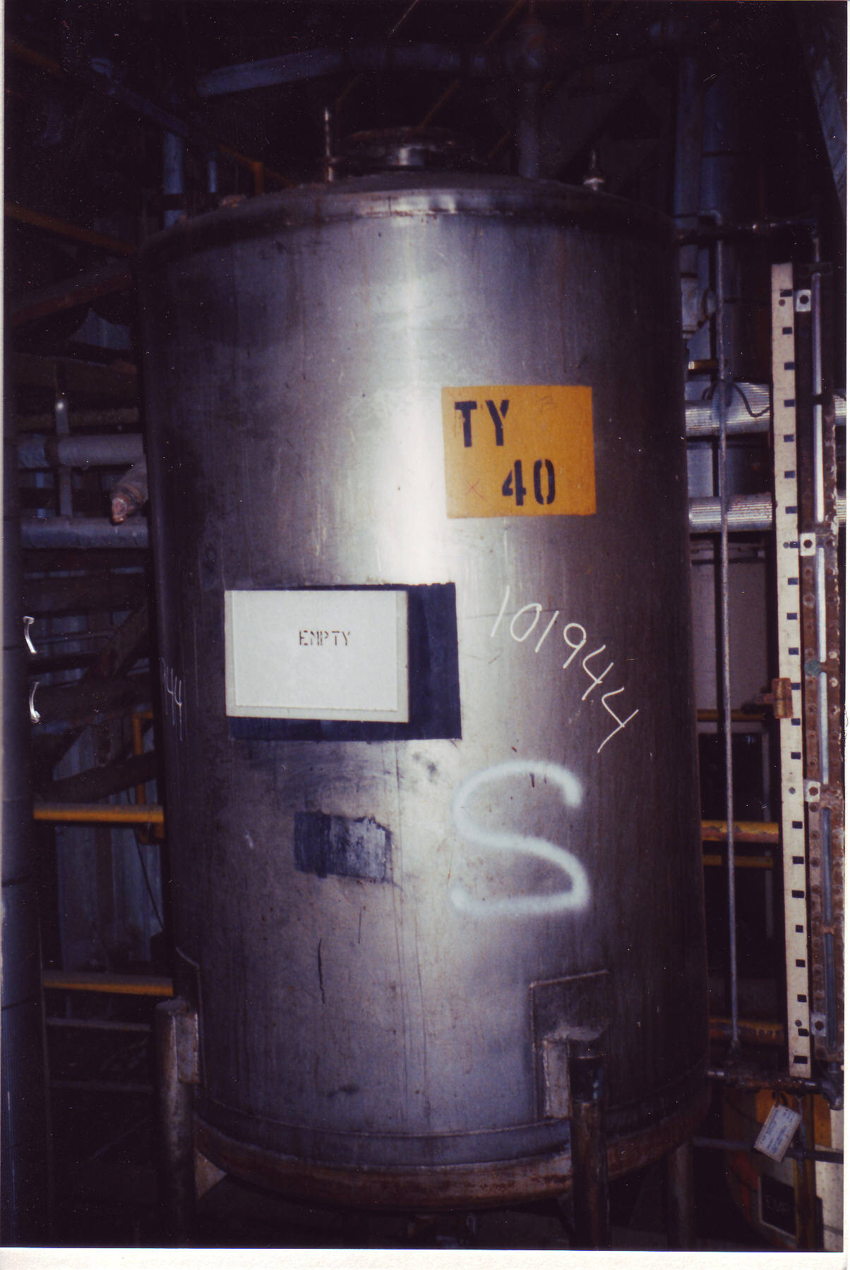 IPP# 101944, 1,514 L (400 gallons)  Stainless Steel 316  Tank For Sale