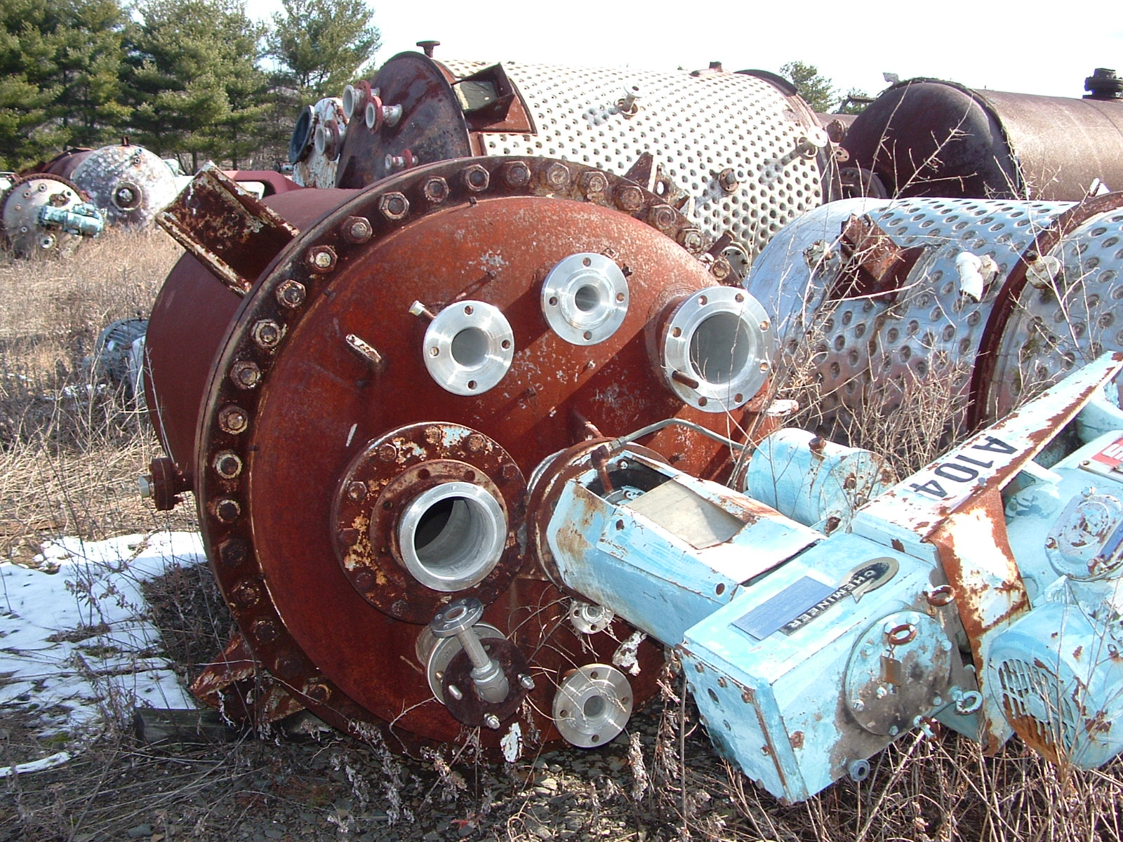 IPP# 102397, 2,461 L (650 gallons)  Stainless Steel 316 Batch-Type Agitated Reactor For Sale