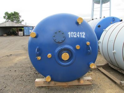 IPP# 102412, 2,839 L (750 gallons)  Glasslined Batch-Type Agitated Reactor For Sale