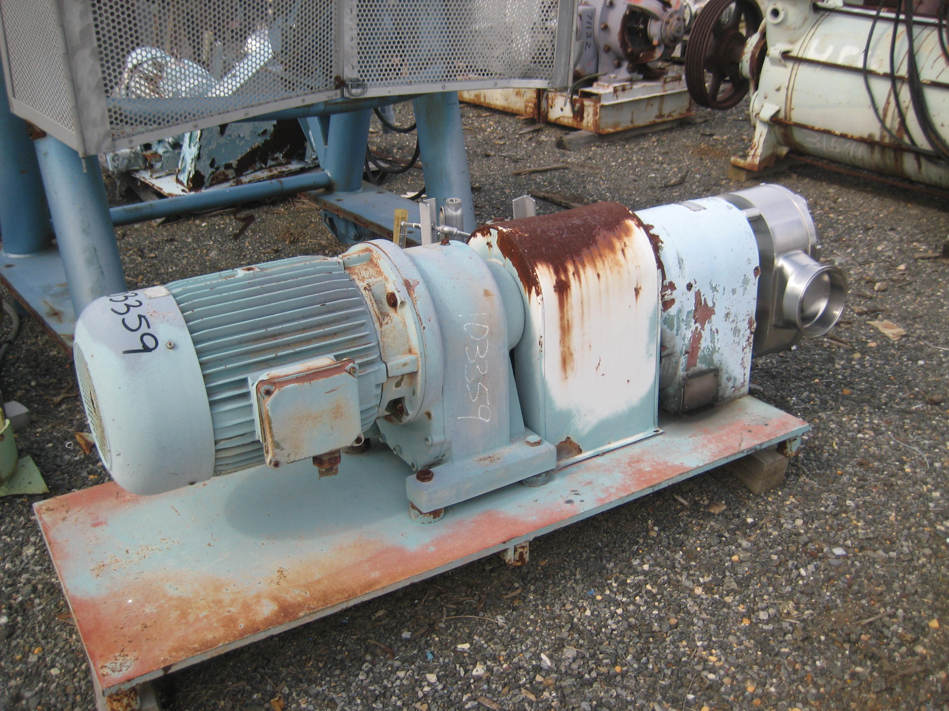 IPP# 103359, 28.2 m3/h (124 GPM)  Stainless Steel 316 Rotary Pump For Sale