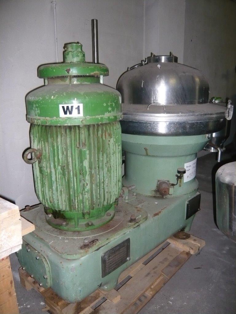 IPP# 103857, 45 kW (60.3 HP)  Stainless Steel 316  Centrifuge-Disc Bowl For Sale