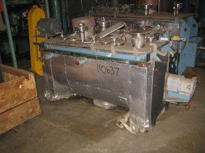 IPP# 110637, 0.28 m3 (10 ft3)  Stainless Steel 304  Mixer-Ribbon & Paddle For Sale