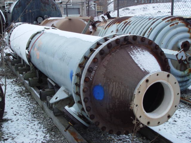 IPP# 111004, 76.6 m² (824 ft²)  Graphite Shell and Tube Heat Exchanger For Sale