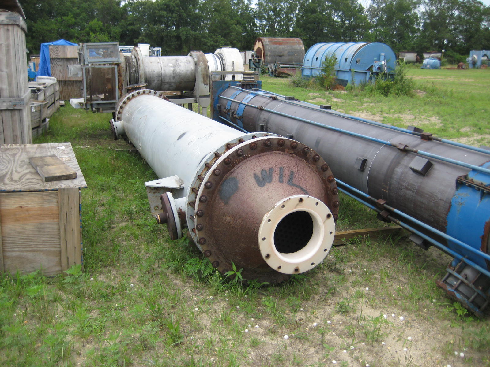 IPP# 111004, 76.6 m² (824 ft²)  Graphite Shell and Tube Heat Exchanger For Sale