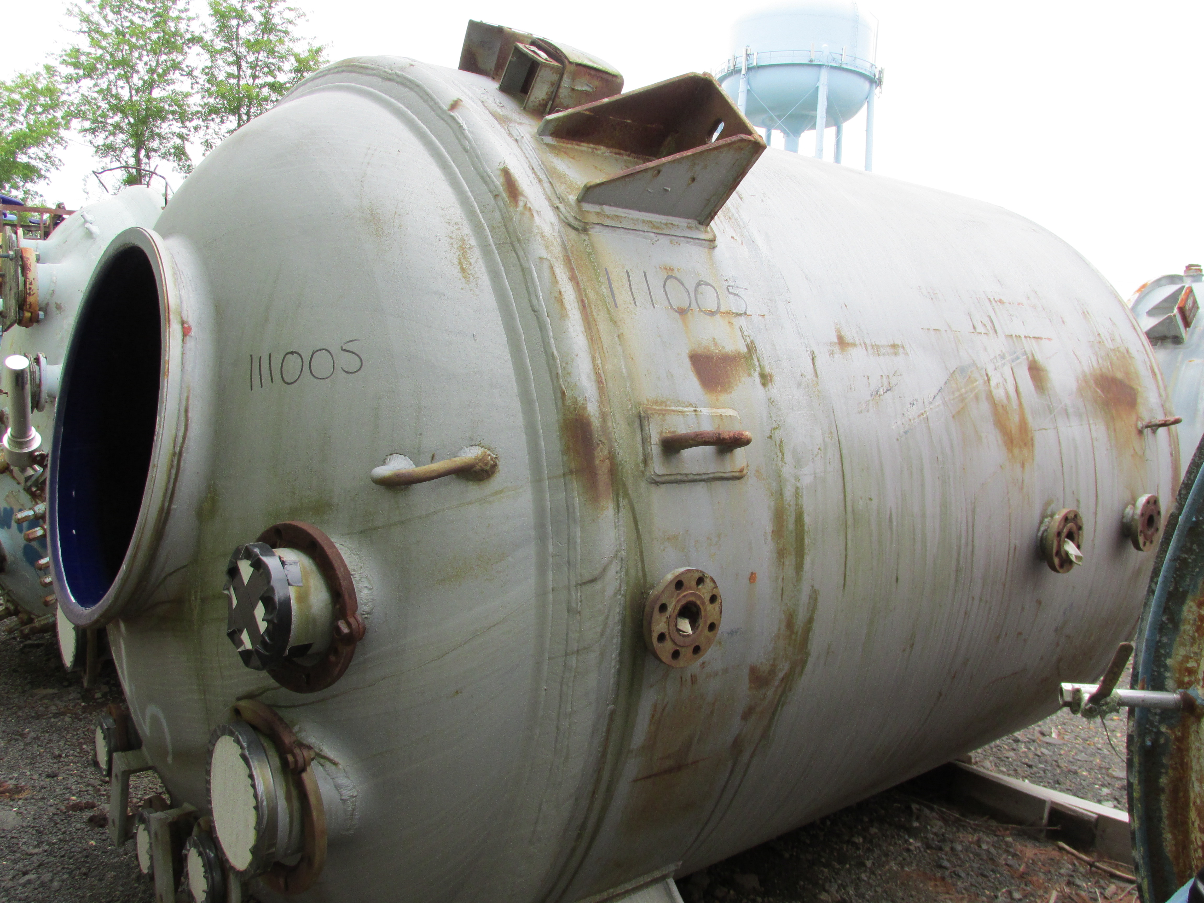 IPP# 111005, 7,571 L (2,000 gallons)  Glasslined Batch-Type Agitated Reactor For Sale