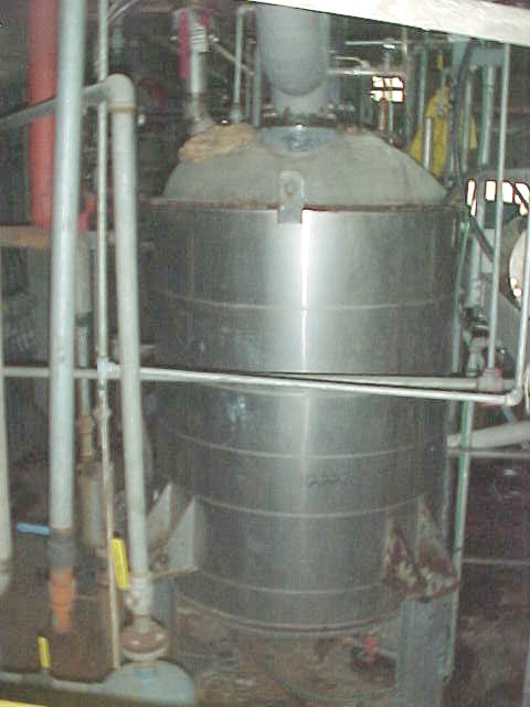 IPP# 112227, 3,785 L (1,000 gallons)  Stainless Steel 304 Batch-Type Agitated Reactor For Sale