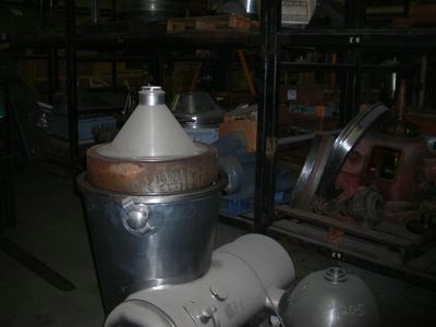 IPP# 2205, 7.5 kW (10 HP)    Centrifuge-Disc Bowl For Sale