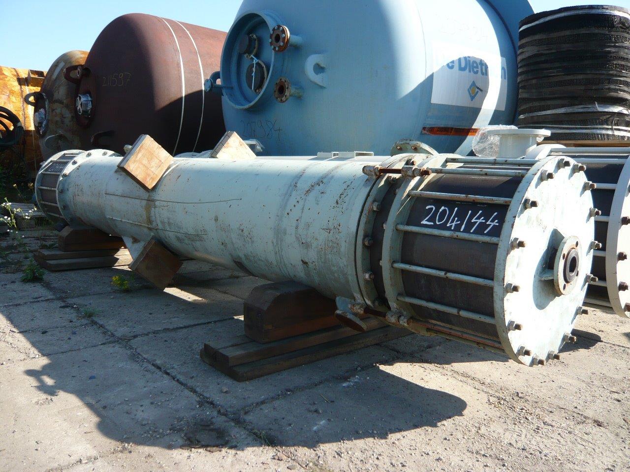 IPP# 204144, 20 m² (215.3 ft²)  Graphite Shell and Tube Heat Exchanger For Sale