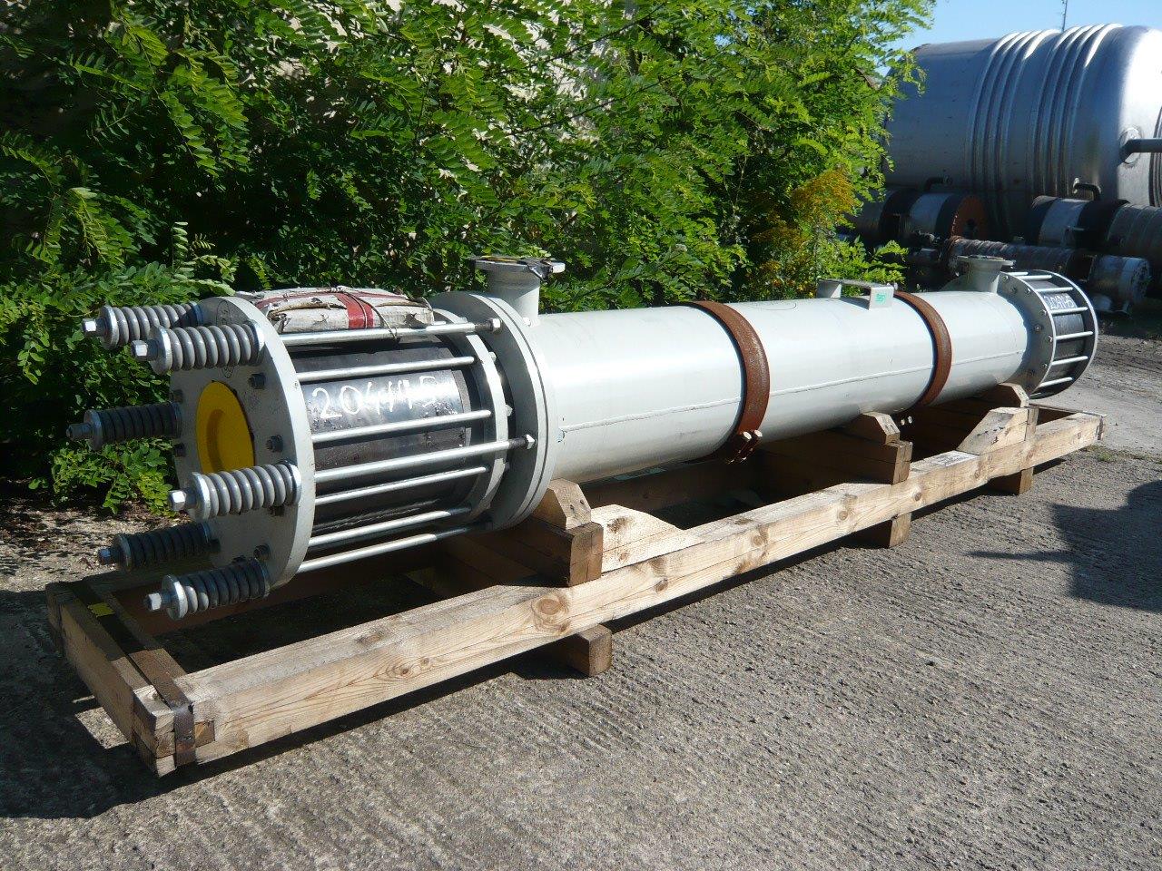 IPP# 204145, 13.5 m² (145.3 ft²)  Graphite Shell and Tube Heat Exchanger For Sale