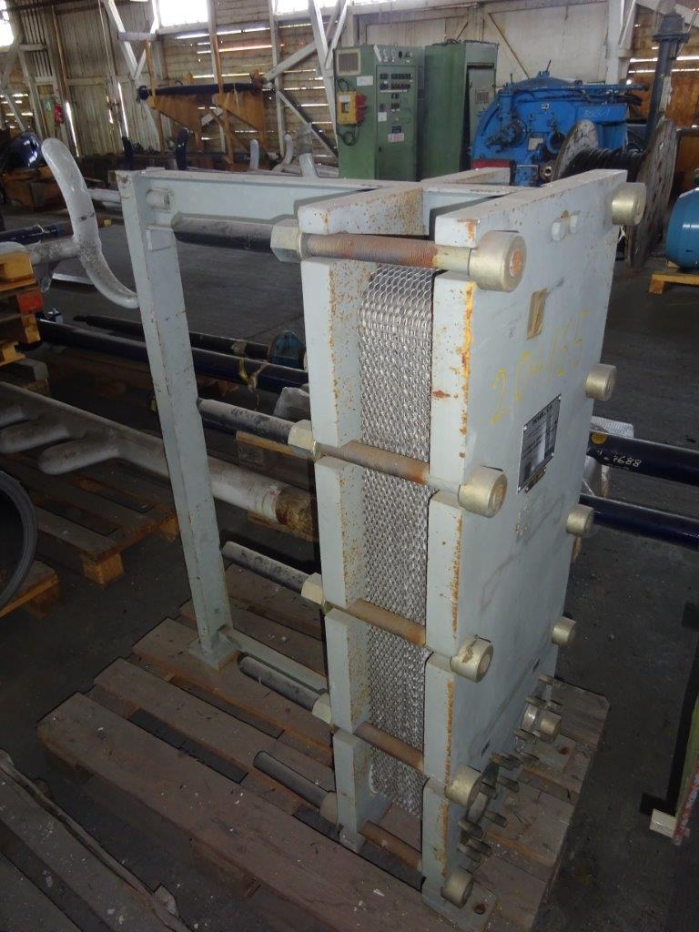 IPP# 204165, 8.1 m² (87.4 ft²)  Stainless Steel 316 Plate and Frame Heat Exchanger For Sale