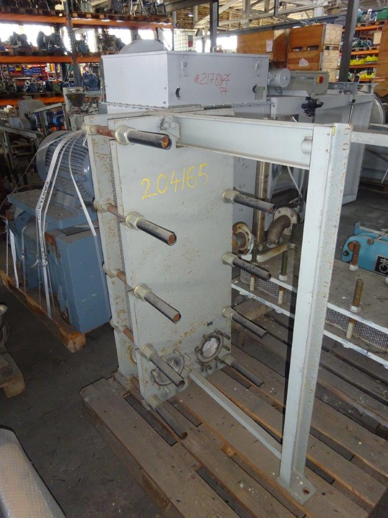 IPP# 204165, 8.1 m² (87.4 ft²)  Stainless Steel 316 Plate and Frame Heat Exchanger For Sale