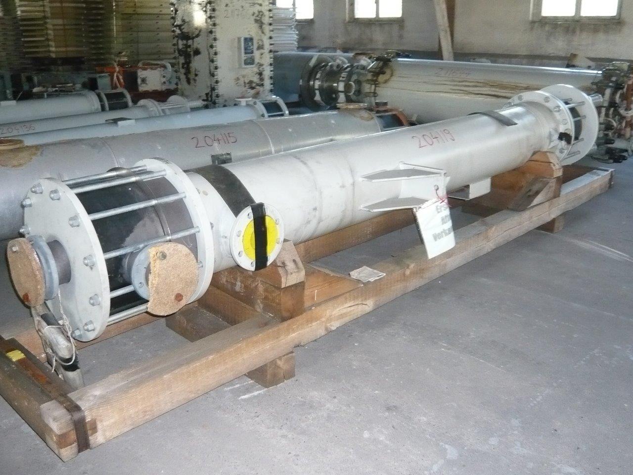 IPP# 204119, 7.6 m² (81.8 ft²)  Graphite Shell and Tube Heat Exchanger For Sale