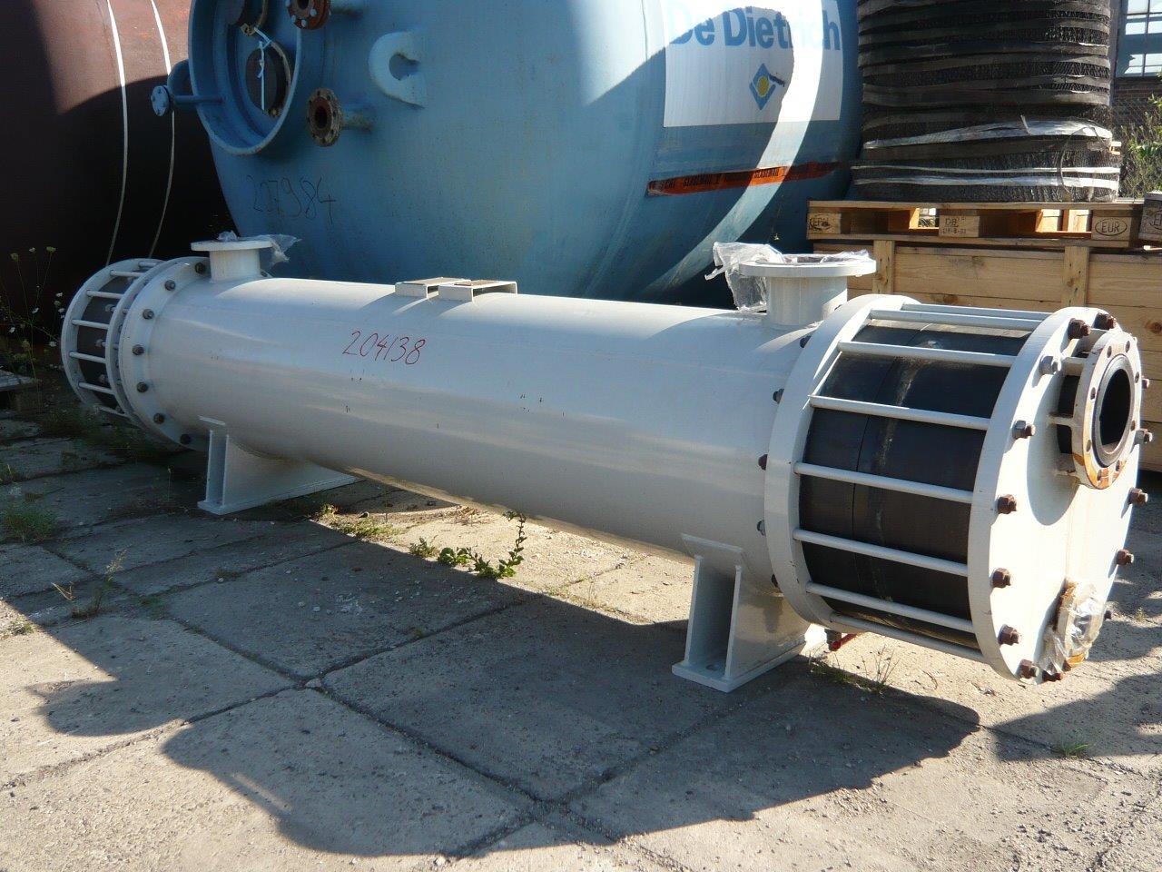 IPP# 204138, 25 m² (269.1 ft²)  Graphite Shell and Tube Heat Exchanger For Sale