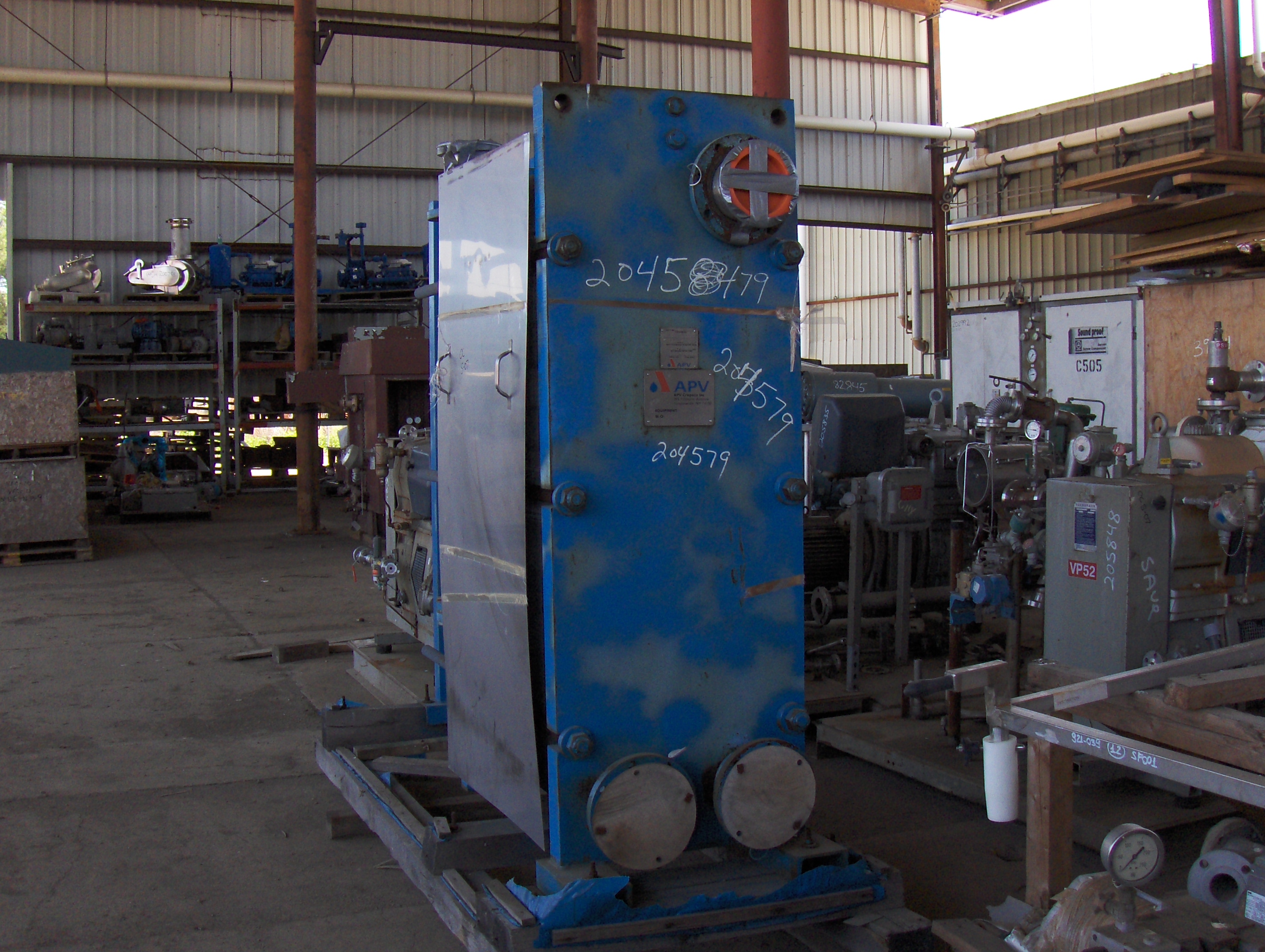 IPP# 204579, 185.8 m² (2,000 ft²)  Stainless Steel Other Plate and Frame Heat Exchanger For Sale