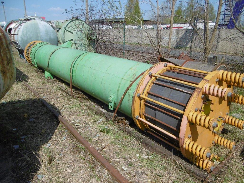 IPP# 204501, 92.9 m² (1,000 ft²)  Graphite Shell and Tube Heat Exchanger For Sale