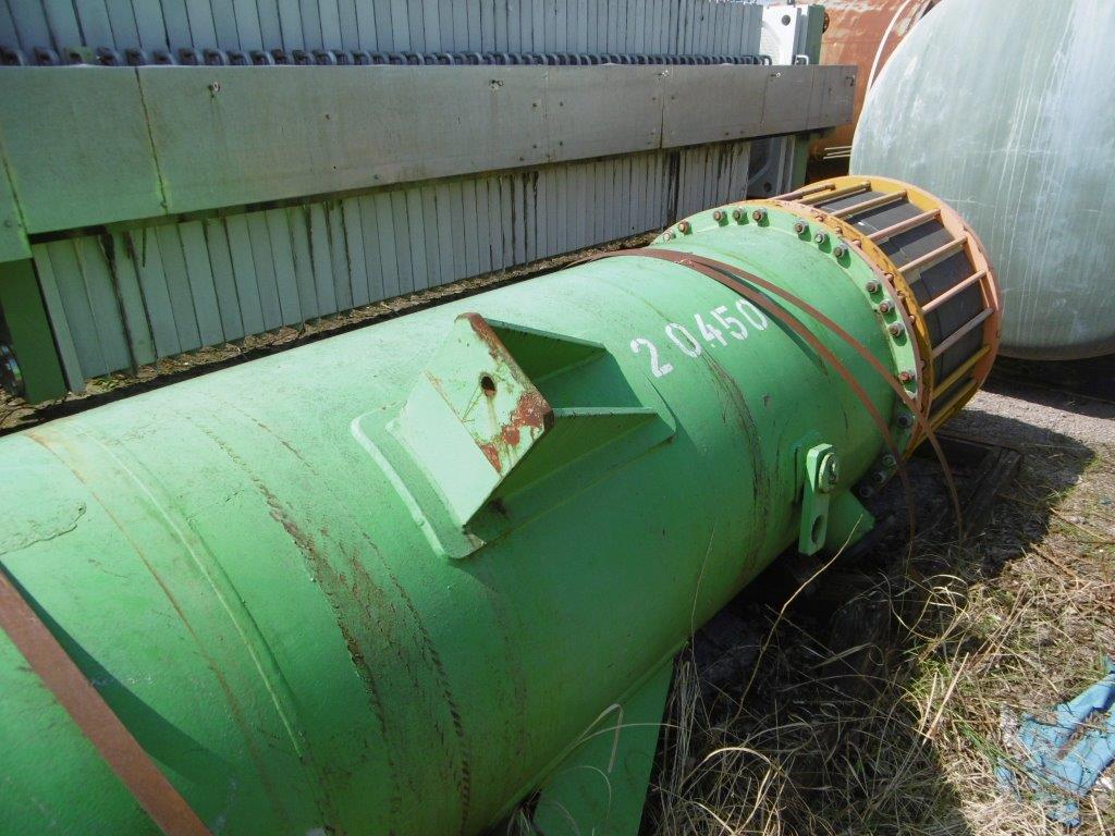 IPP# 204501, 92.9 m² (1,000 ft²)  Graphite Shell and Tube Heat Exchanger For Sale