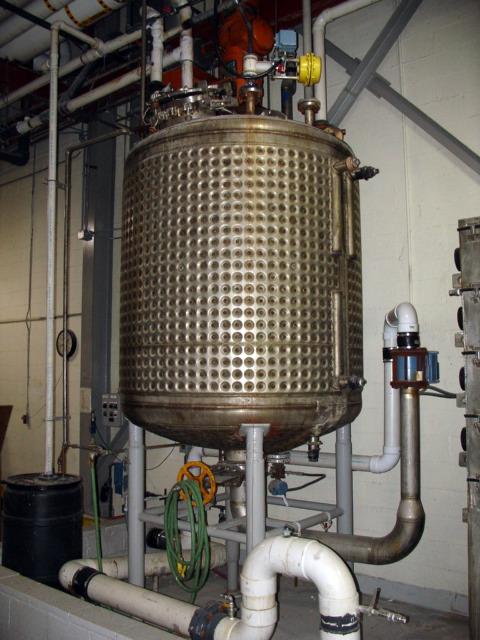 IPP# 205799, 3,785 L (1,000 gallons)  Stainless Steel 316 Batch-Type Agitated Reactor For Sale