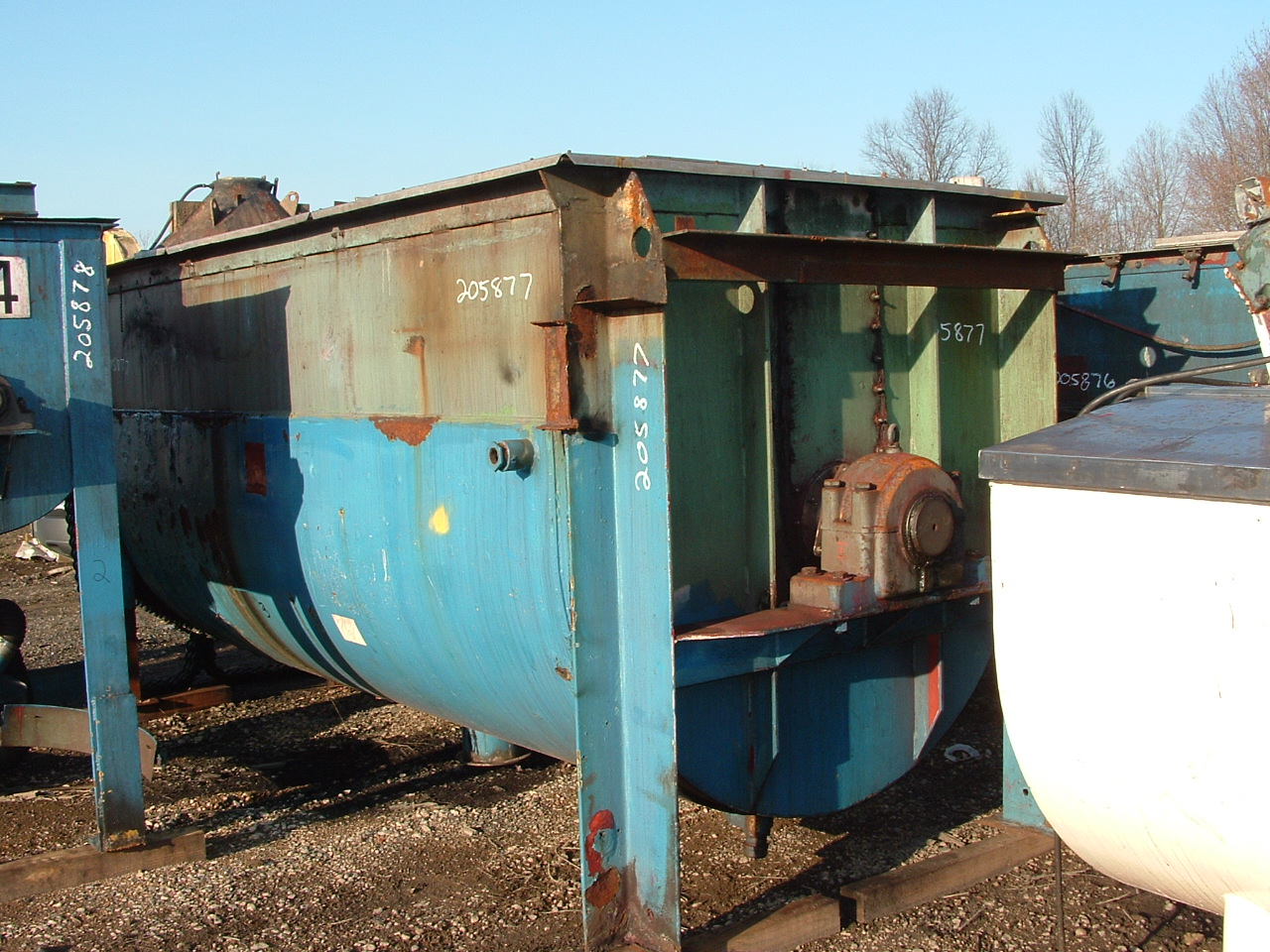 IPP# 205877, 8.5 m3 (300 ft3)  Stainless Steel 304  Mixer-Ribbon & Paddle For Sale