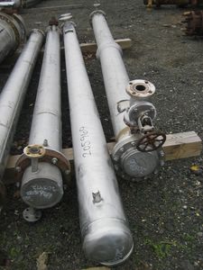 IPP# 205969, 7.9 m² (85 ft²)  Stainless Steel 304 Shell and Tube Heat Exchanger For Sale