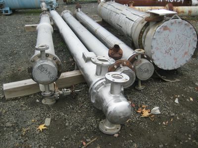 IPP# 205969, 7.9 m² (85 ft²)  Stainless Steel 304 Shell and Tube Heat Exchanger For Sale