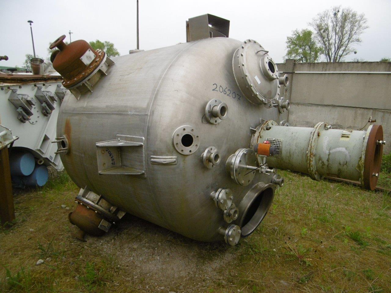 IPP# 206207, 5,400 L (1,427 gallons)  Titanium Batch-Type Agitated Reactor For Sale