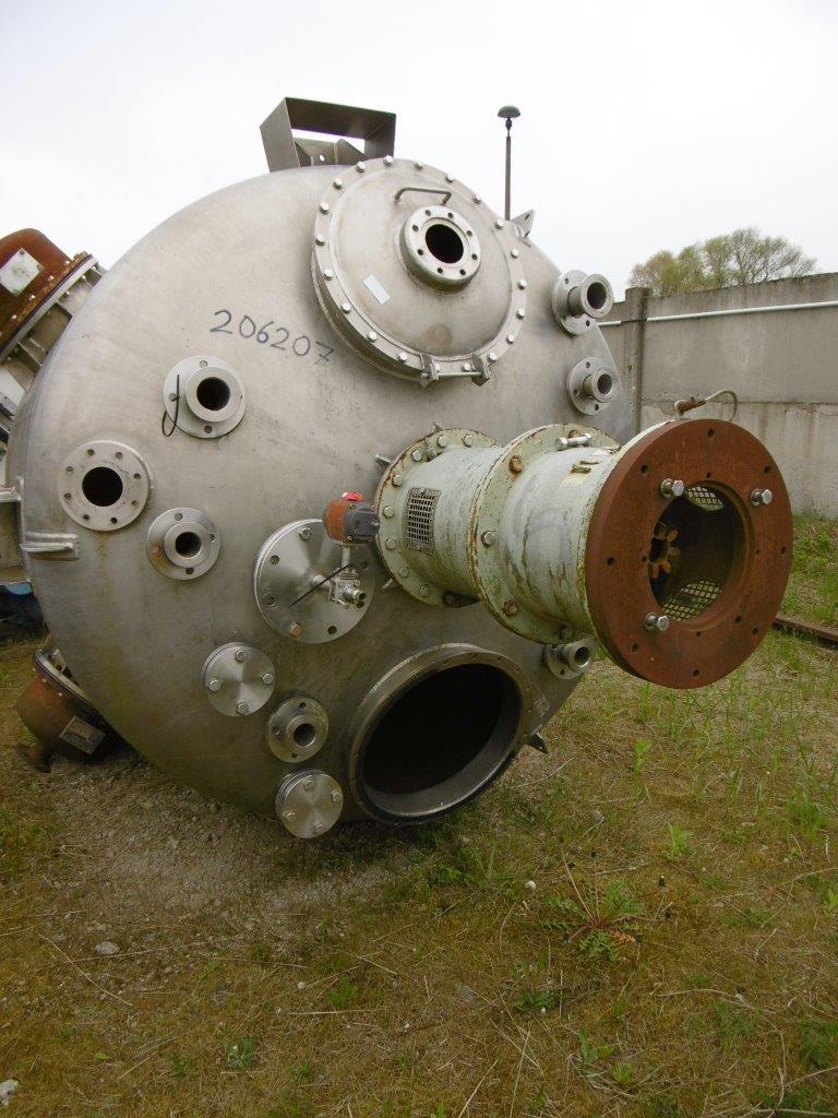 IPP# 206207, 5,400 L (1,427 gallons)  Titanium Batch-Type Agitated Reactor For Sale