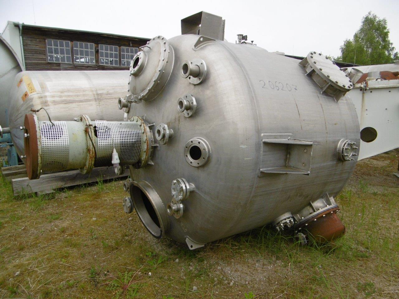 IPP# 206207, 5,400 L (1,427 gallons)  Titanium Batch-Type Agitated Reactor For Sale