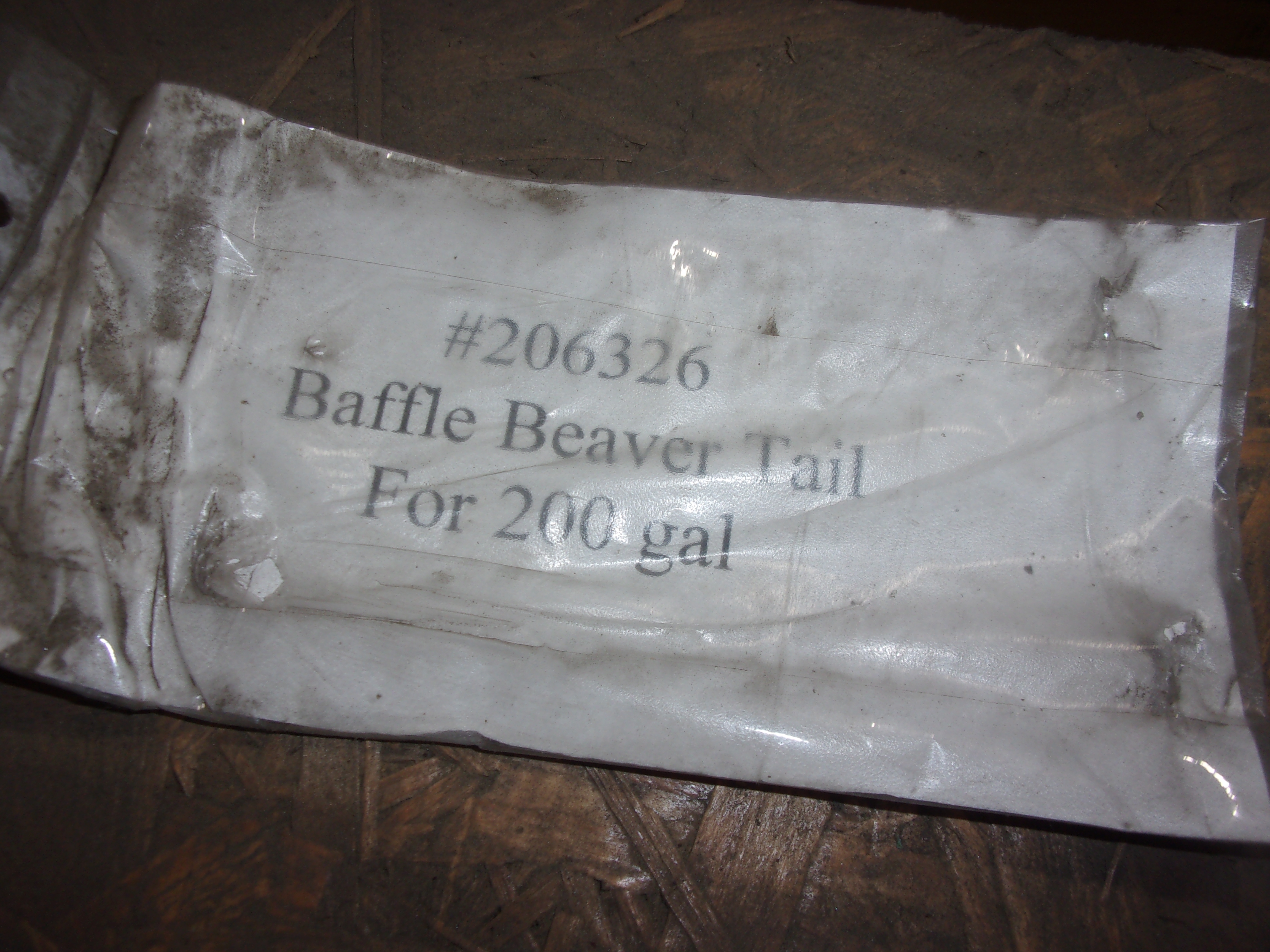 Baffle Glass Lined Parts - IPP# 206326