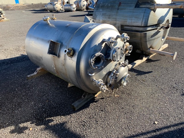 IPP# 206636, 1,514 L (400 gallons)  Stainless Steel 316 Batch-Type Agitated Reactor For Sale