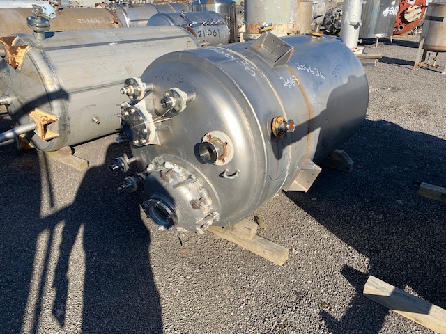 IPP# 206636, 1,514 L (400 gallons)  Stainless Steel 316 Batch-Type Agitated Reactor For Sale