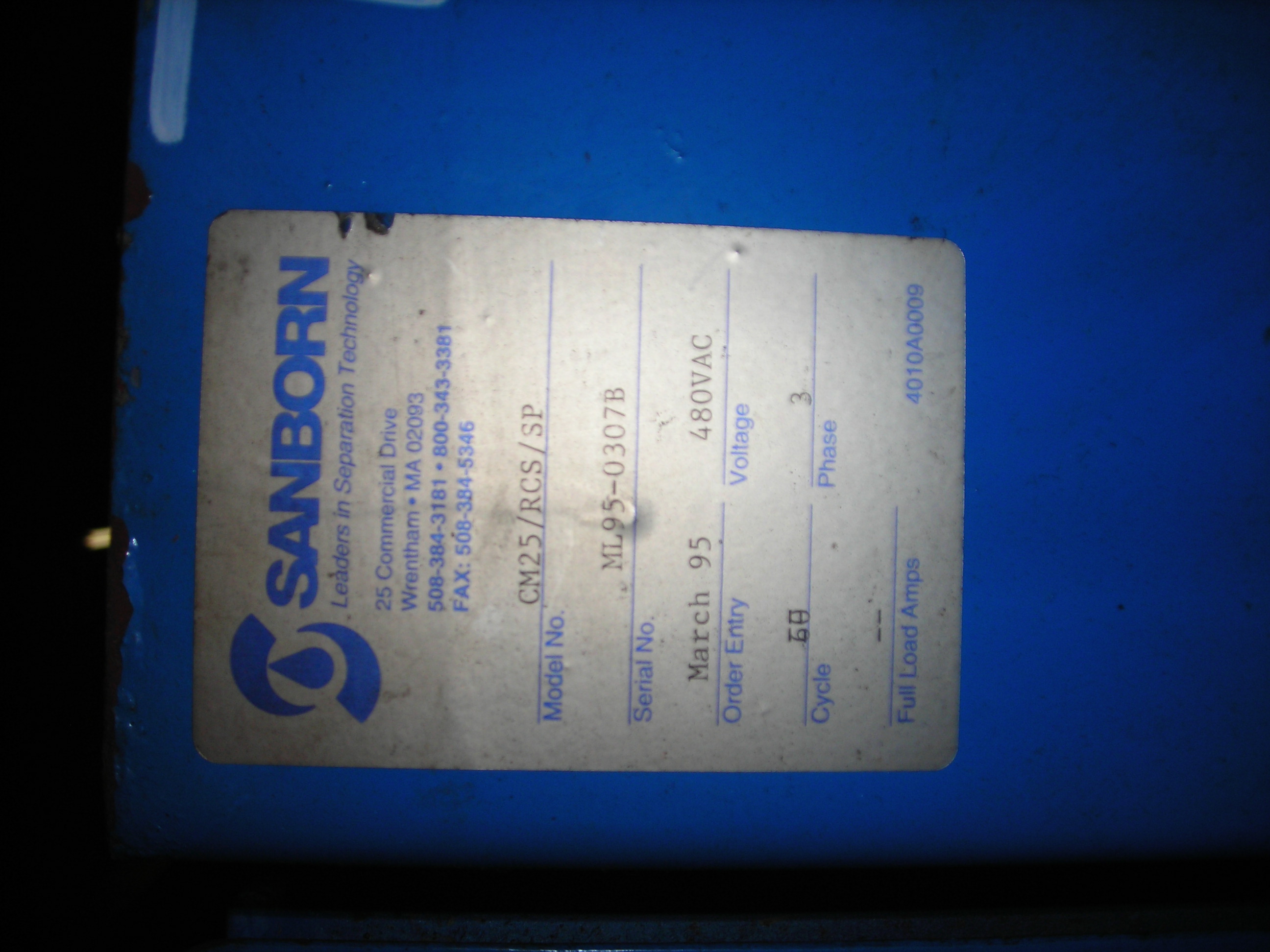 IPP# 206888,     Centrifuge-Misc. & Hydraulic For Sale