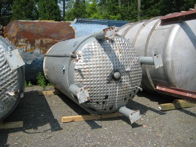 IPP# 207639, 5,678 L (1,500 gallons)  Stainless Steel 304 Batch-Type Agitated Reactor For Sale