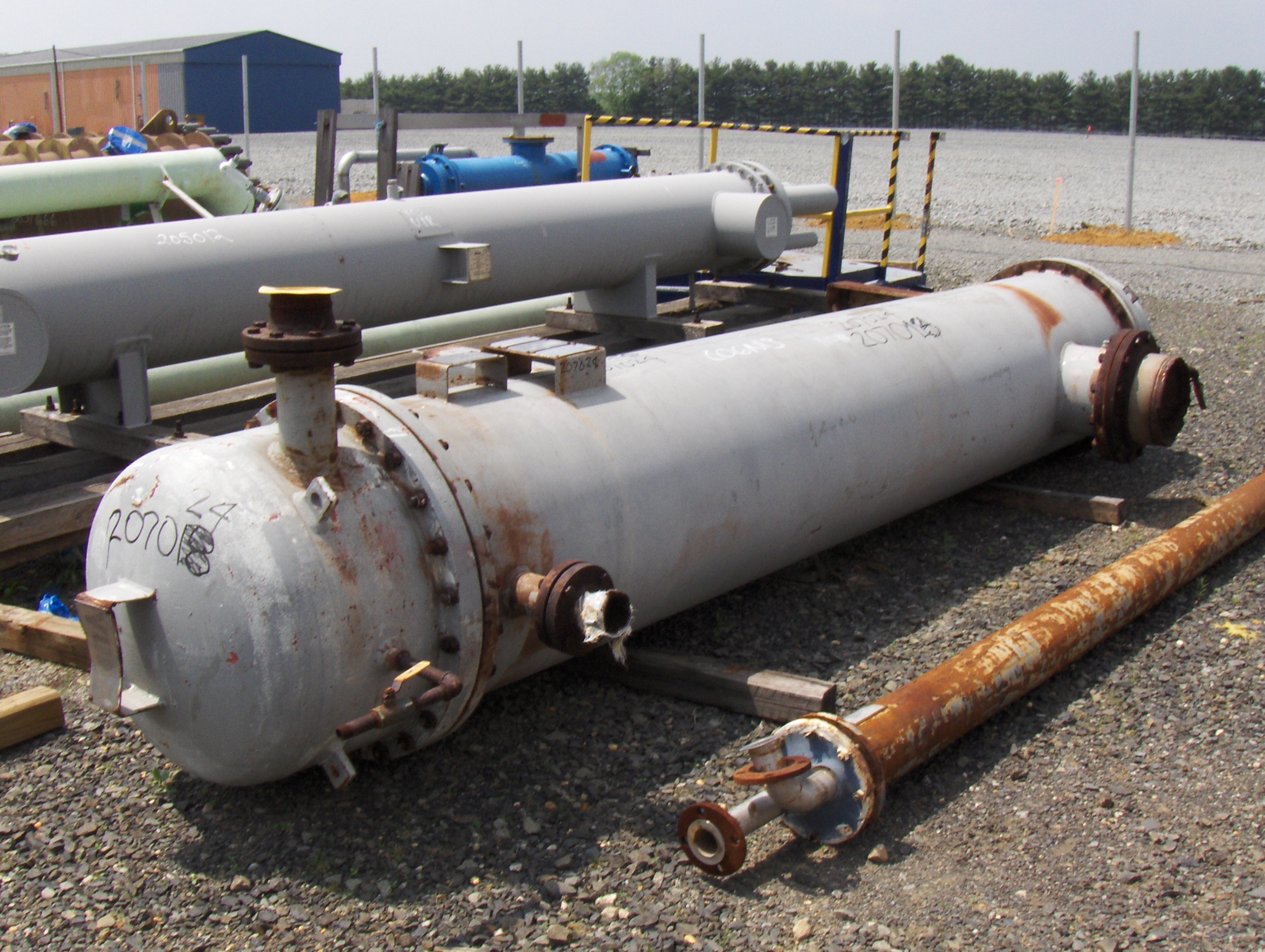 IPP# 207024, 110.9 m² (1,194 ft²)  Stainless Steel 316 Shell and Tube Heat Exchanger For Sale