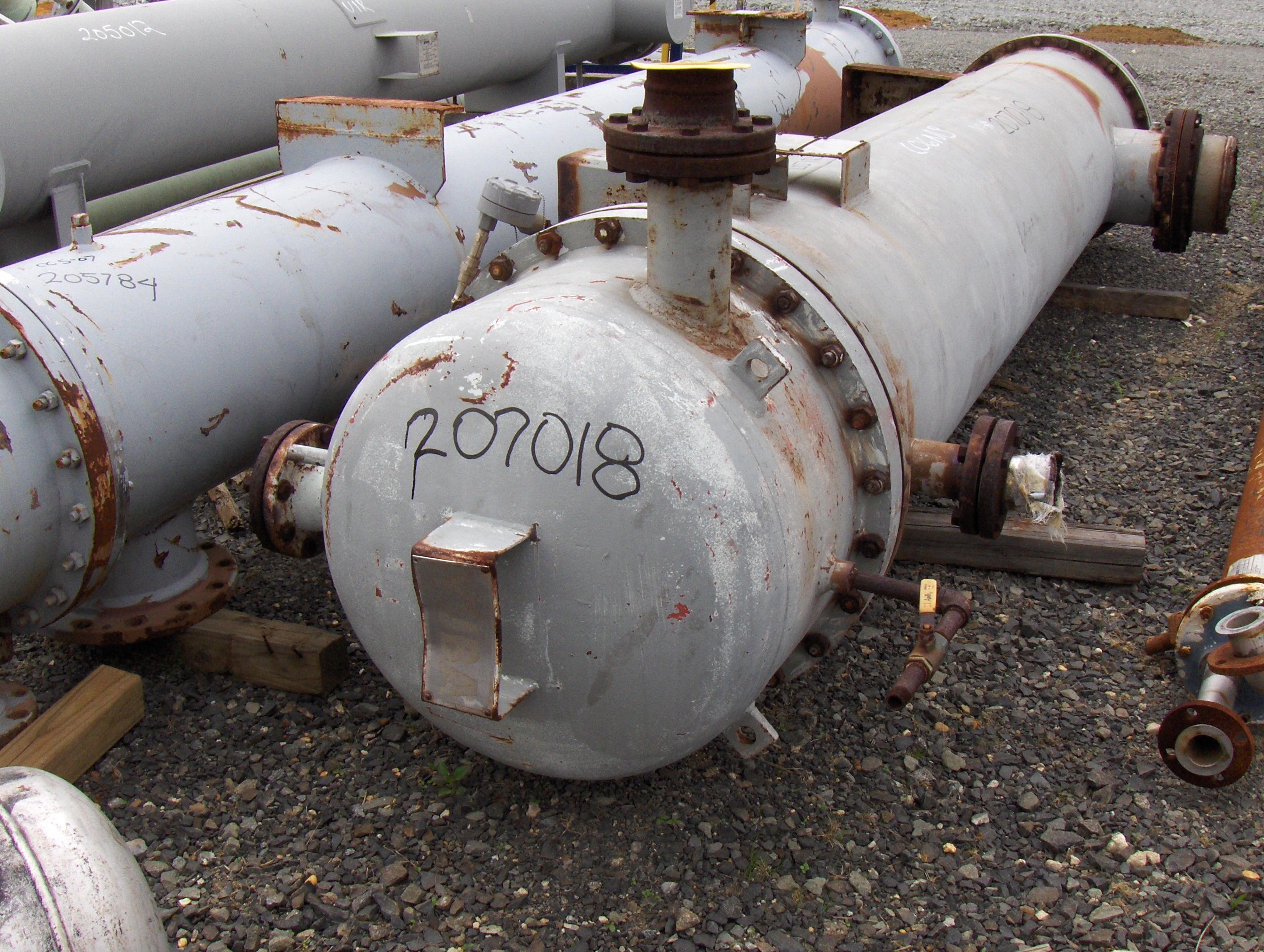 IPP# 207024, 110.9 m² (1,194 ft²)  Stainless Steel 316 Shell and Tube Heat Exchanger For Sale