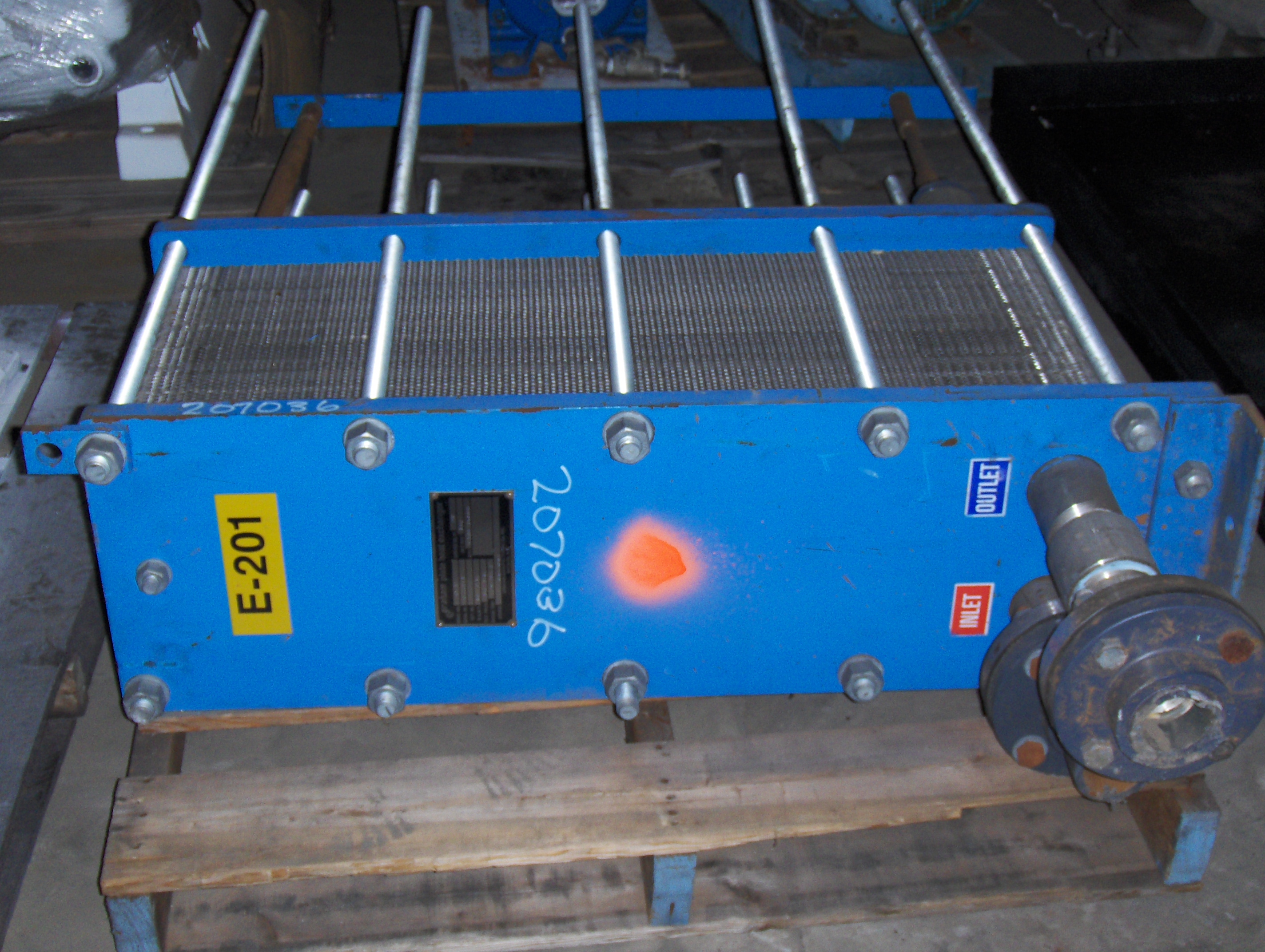 IPP# 207036, 19.2 m² (207 ft²)  Stainless Steel 316 Plate and Frame Heat Exchanger For Sale