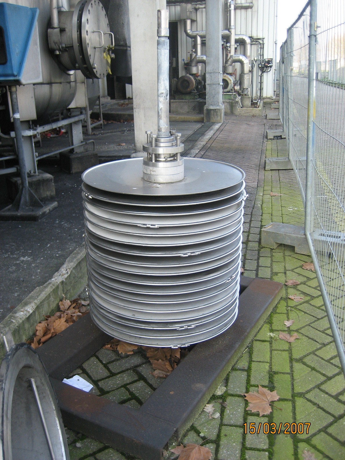 IPP# 207194, 7 m² (75.3 ft²)  Stainless Steel 304 Pressure Leaf Filter For Sale