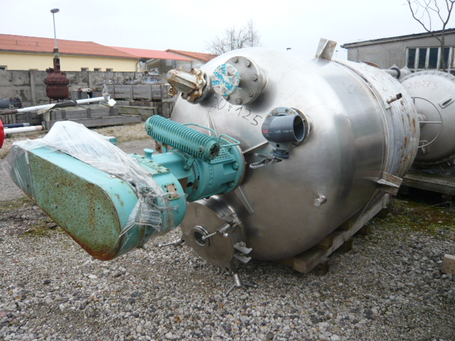 IPP# 207125, 3,000 L (792.5 gallons)  Stainless Steel 316 Batch-Type Agitated Reactor For Sale