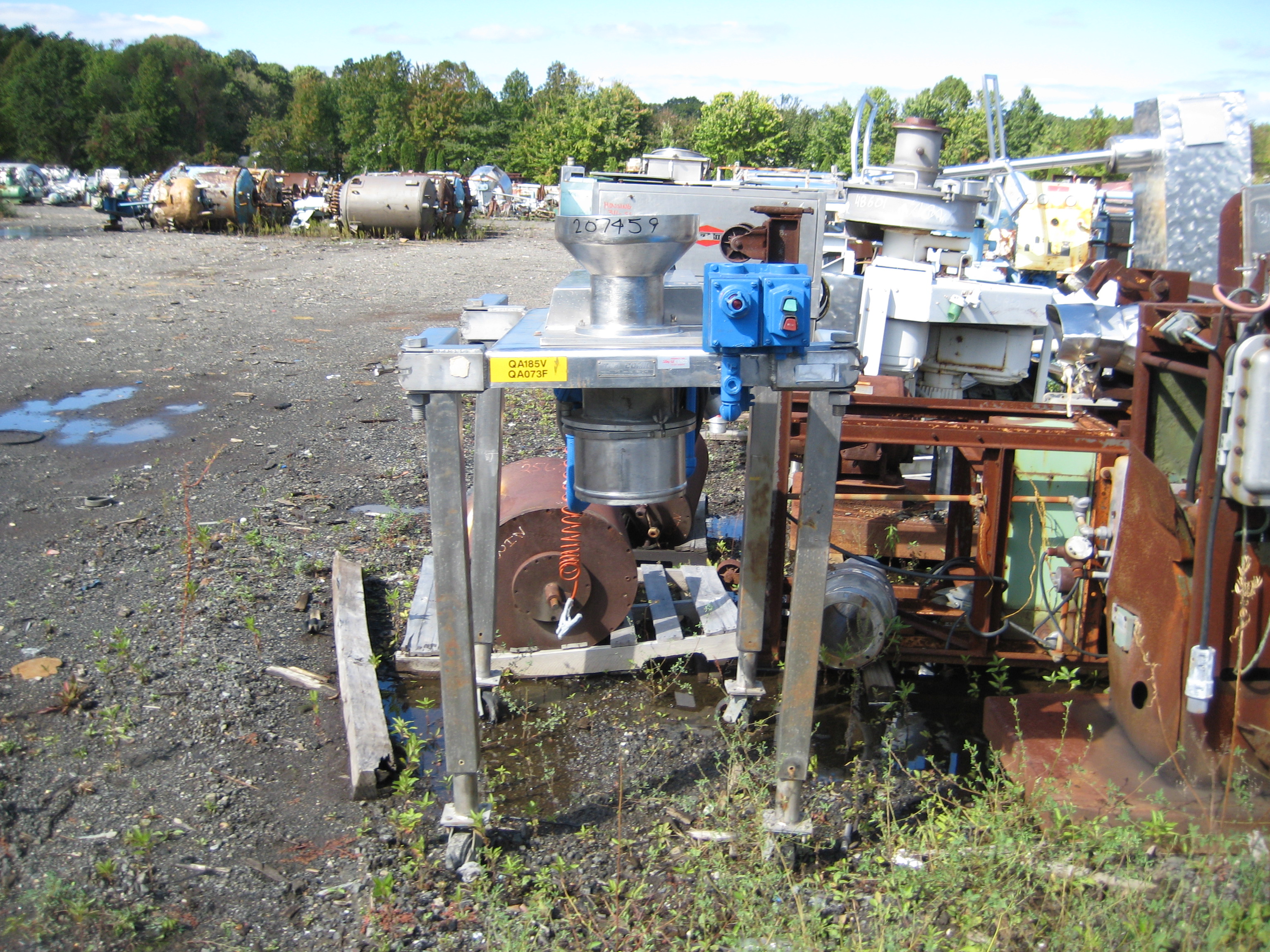 IPP# 207459, 7.5 kW (10 HP)  Stainless Steel 316 Granulator/Disintegrator Pulverizer For Sale