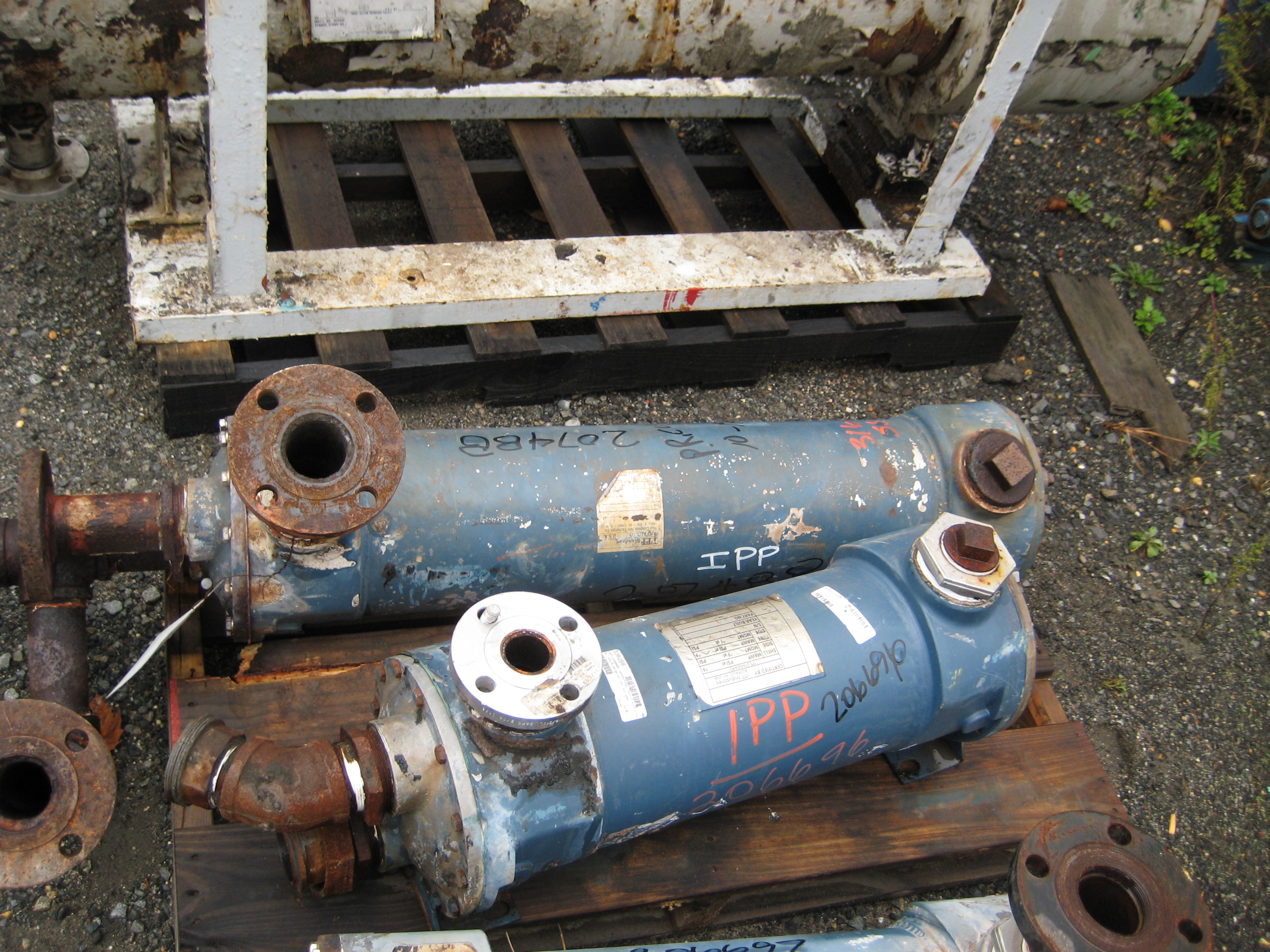 IPP# 207488, 1.86 m² (20 ft²)  Stainless Steel 316 Shell and Tube Heat Exchanger For Sale